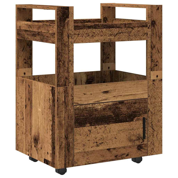 Troler de Bucătărie Lemn vechi 60 x 45 x 80 cm Lemn compozit - WALTI WALTI