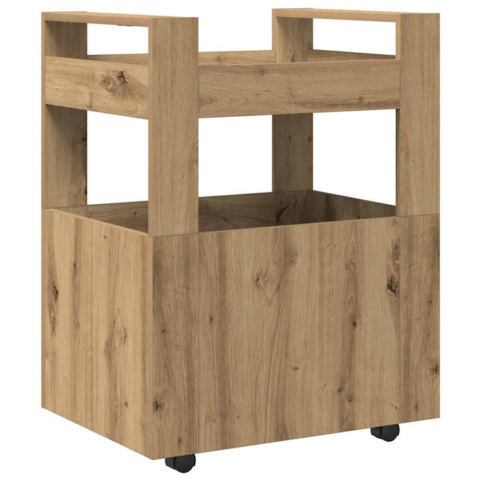 Troler de Bucătărie stejar artizanal 60 x 45 x 80 cm - WALTI WALTI