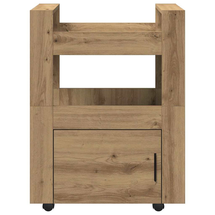Troler de Bucătărie stejar artizanal 60 x 45 x 80 cm - WALTI WALTI