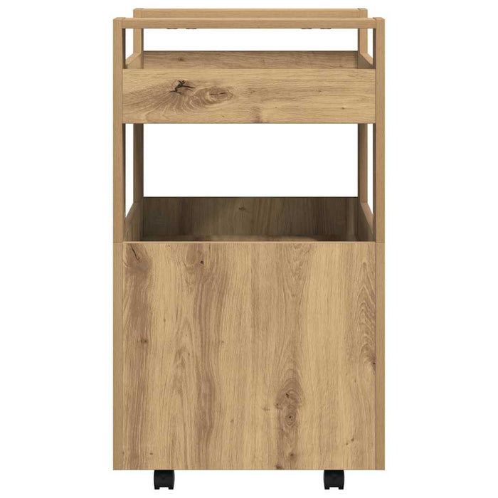 Troler de Bucătărie stejar artizanal 60 x 45 x 80 cm - WALTI WALTI