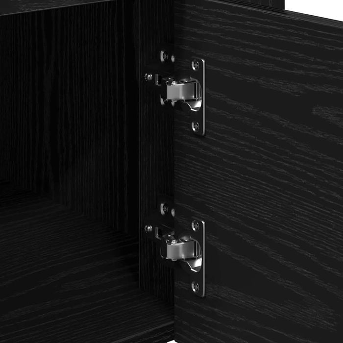 Troler de Bucătărie Stejar negru 60 x 45 x 80 cm Lemn compozit - WALTI WALTI