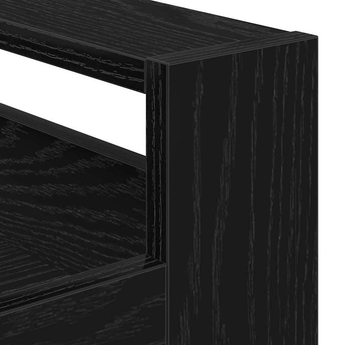 Troler de Bucătărie Stejar negru 60 x 45 x 80 cm Lemn compozit - WALTI WALTI