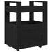 Troler de Bucătărie Stejar negru 60 x 45 x 80 cm Lemn compozit - WALTI WALTI