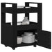 Troler de Bucătărie Stejar negru 60 x 45 x 80 cm Lemn compozit - WALTI WALTI