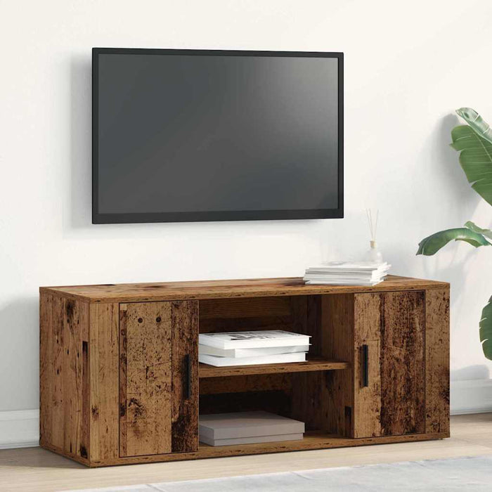 Dulap TV Lemn vechi 100 x 35 x 40 cm Lemn compozit - WALTI WALTI