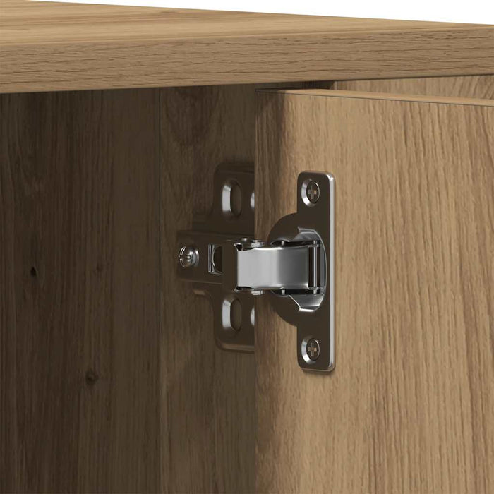 Dulap TV stejar artizanal 100 x 35 x 40 cm Lemn compozit - WALTI WALTI