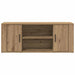 Dulap TV stejar artizanal 100 x 35 x 40 cm Lemn compozit - WALTI WALTI