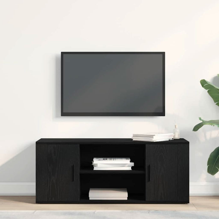 Dulap TV Stejar negru 100 x 35 x 40 cm Lemn compozit - WALTI WALTI