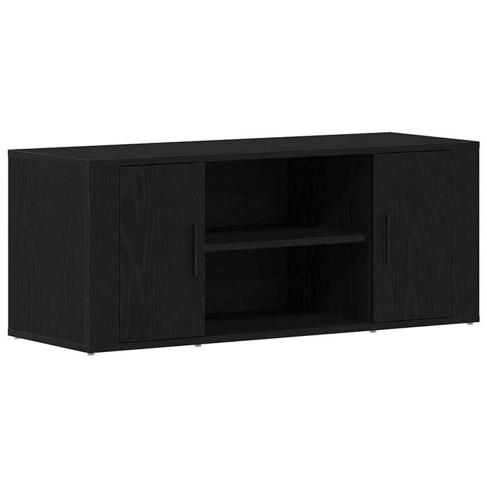 Dulap TV Stejar negru 100 x 35 x 40 cm Lemn compozit - WALTI WALTI