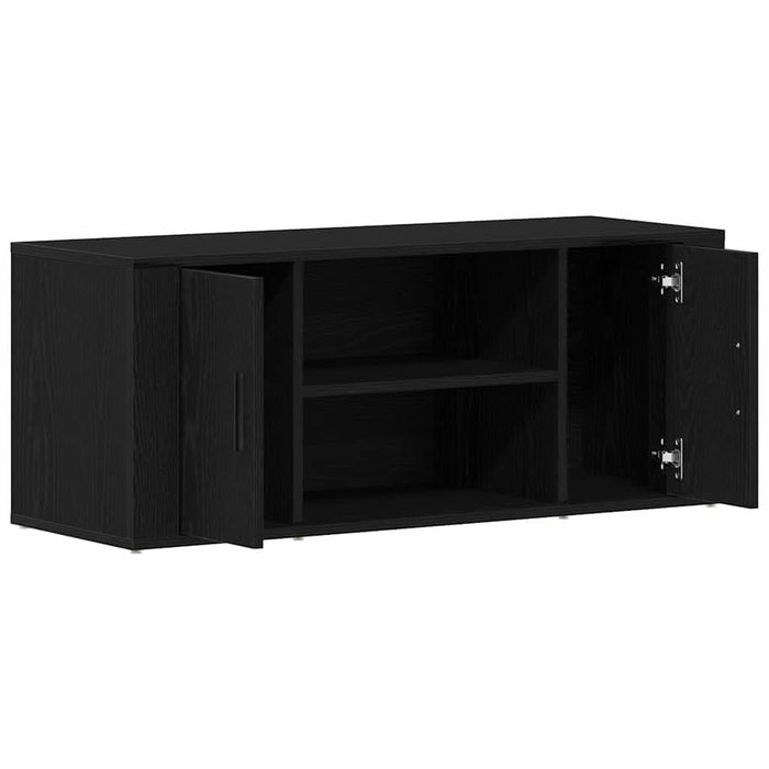 Dulap TV Stejar negru 100 x 35 x 40 cm Lemn compozit - WALTI WALTI