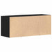 Dulap TV Stejar negru 100 x 35 x 40 cm Lemn compozit - WALTI WALTI