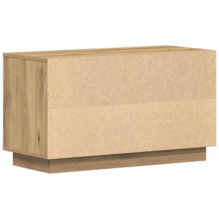 Cabinet TV stejar artizanal 80 x 35 x 45 cm Lemn compozit - WALTI WALTI