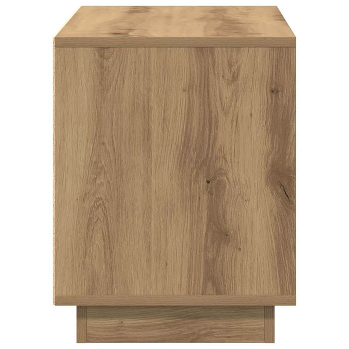 Cabinet TV stejar artizanal 80 x 35 x 45 cm Lemn compozit - WALTI WALTI