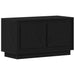 Cabinet TV Stejar negru 80 x 35 x 45 cm Lemn compozit - WALTI WALTI