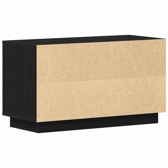 Cabinet TV Stejar negru 80 x 35 x 45 cm Lemn compozit - WALTI WALTI