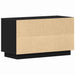 Cabinet TV Stejar negru 80 x 35 x 45 cm Lemn compozit - WALTI WALTI