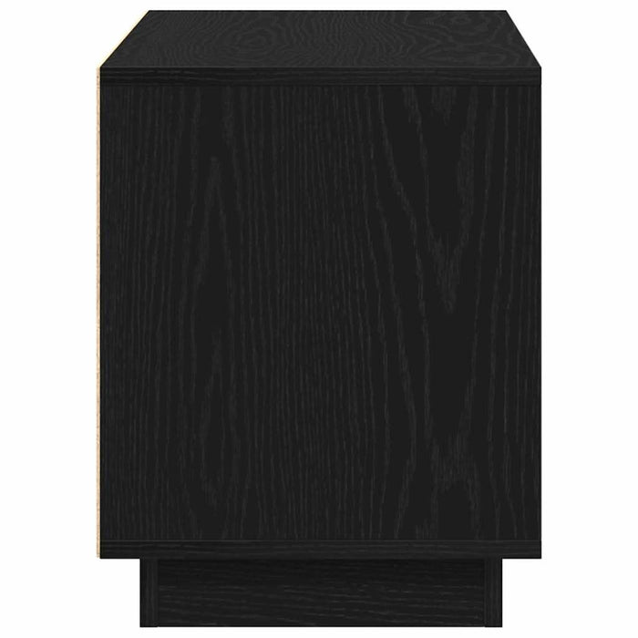 Cabinet TV Stejar negru 80 x 35 x 45 cm Lemn compozit - WALTI WALTI