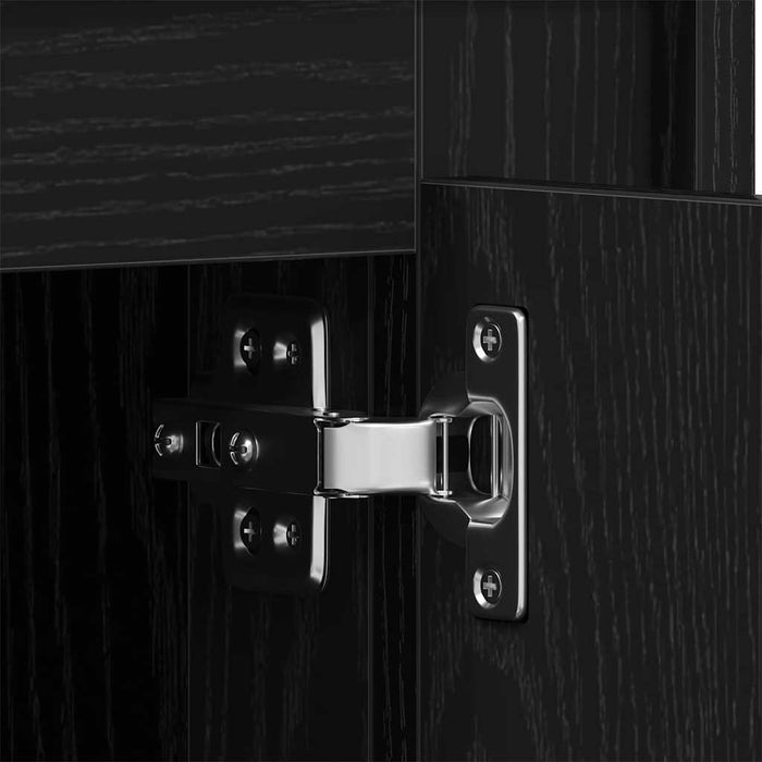 Bufet Stejar Negru 80 x 40 x 75 cm Lemn compozit - WALTI WALTI