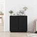 Bufet Stejar Negru 80 x 40 x 75 cm Lemn compozit - WALTI WALTI