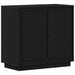 Bufet Stejar Negru 80 x 40 x 75 cm Lemn compozit - WALTI WALTI