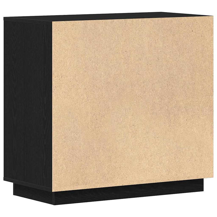 Bufet Stejar Negru 80 x 40 x 75 cm Lemn compozit - WALTI WALTI