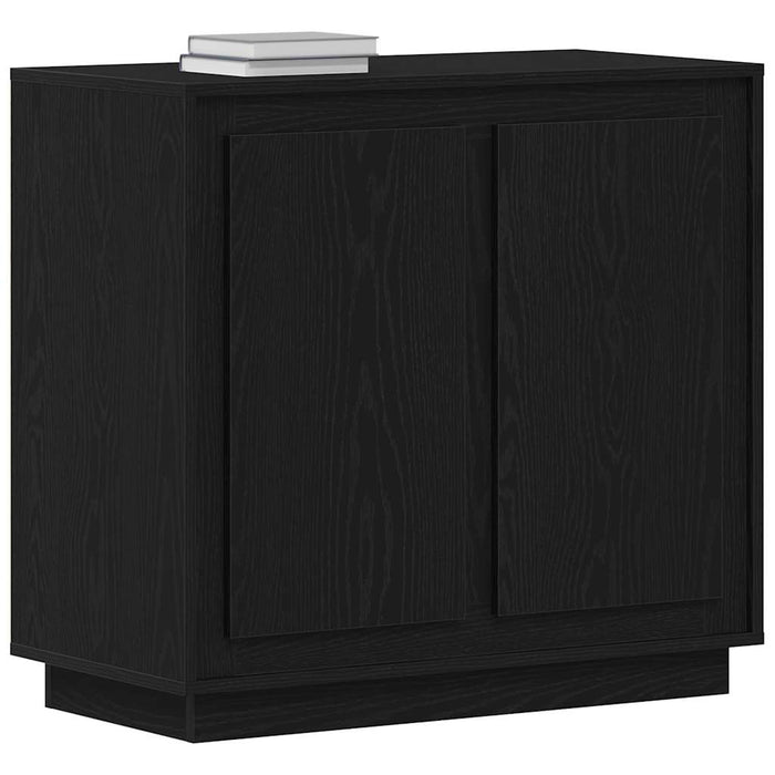 Bufet Stejar Negru 80 x 40 x 75 cm Lemn compozit - WALTI WALTI