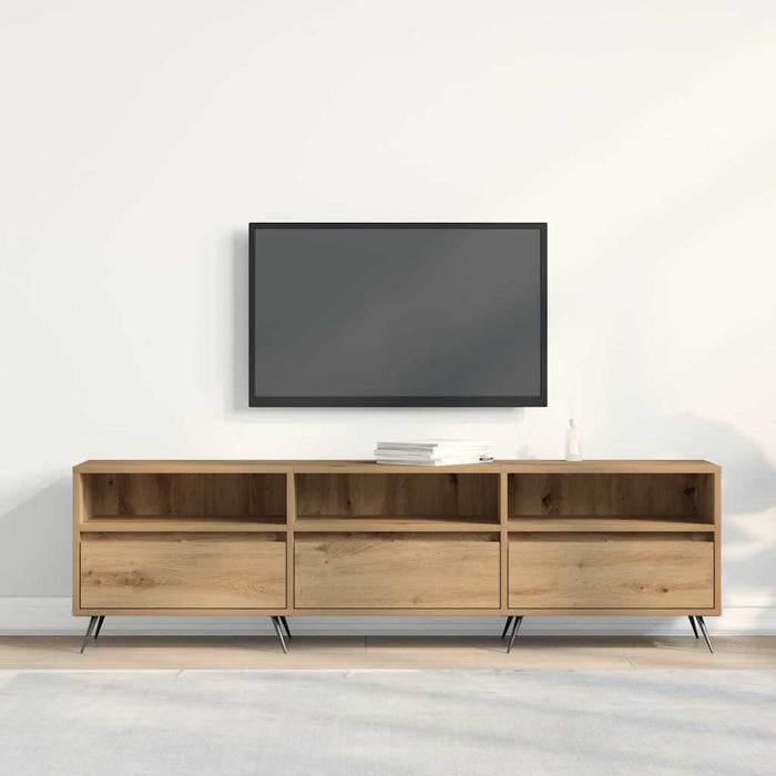 Cabinet TV stejar artizanal 150 x 30 x 44,5 cm Lemn compozit - WALTI WALTI