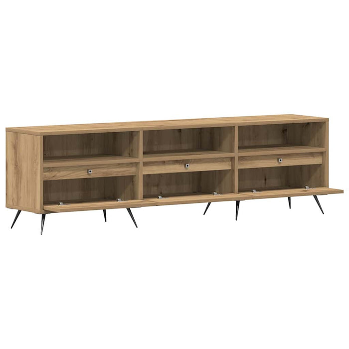 Cabinet TV stejar artizanal 150 x 30 x 44,5 cm Lemn compozit - WALTI WALTI
