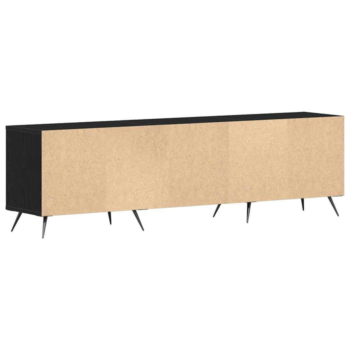 Cabinet TV Stejar negru 150 x 30 x 44,5 cm Lemn compozit - WALTI WALTI