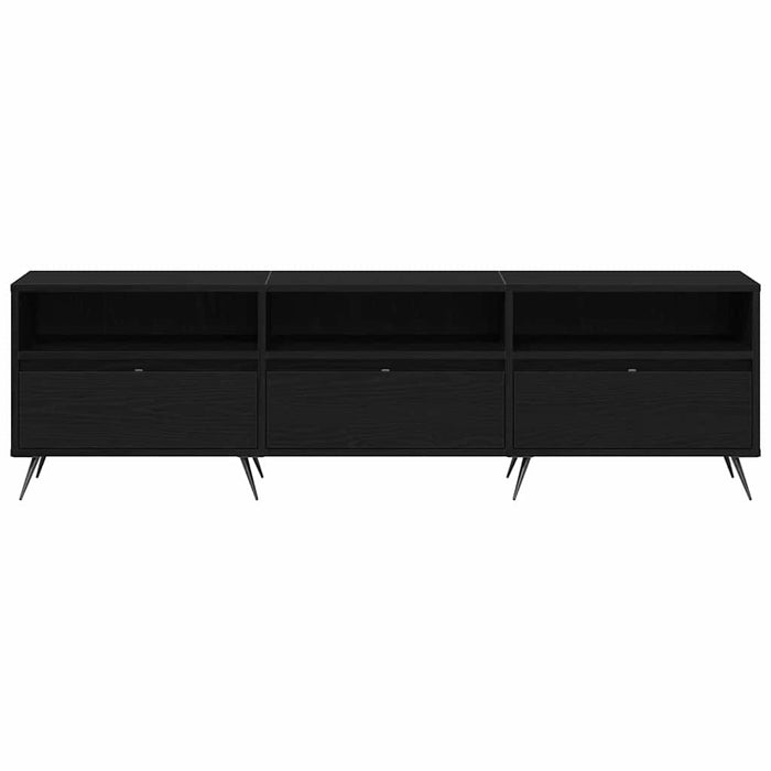 Cabinet TV Stejar negru 150 x 30 x 44,5 cm Lemn compozit - WALTI WALTI