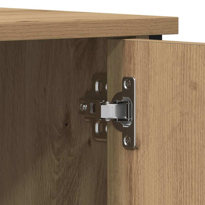 Cabinet TV stejar artizanal 100 x 40 x 50 cm Lemn compozit - WALTI WALTI