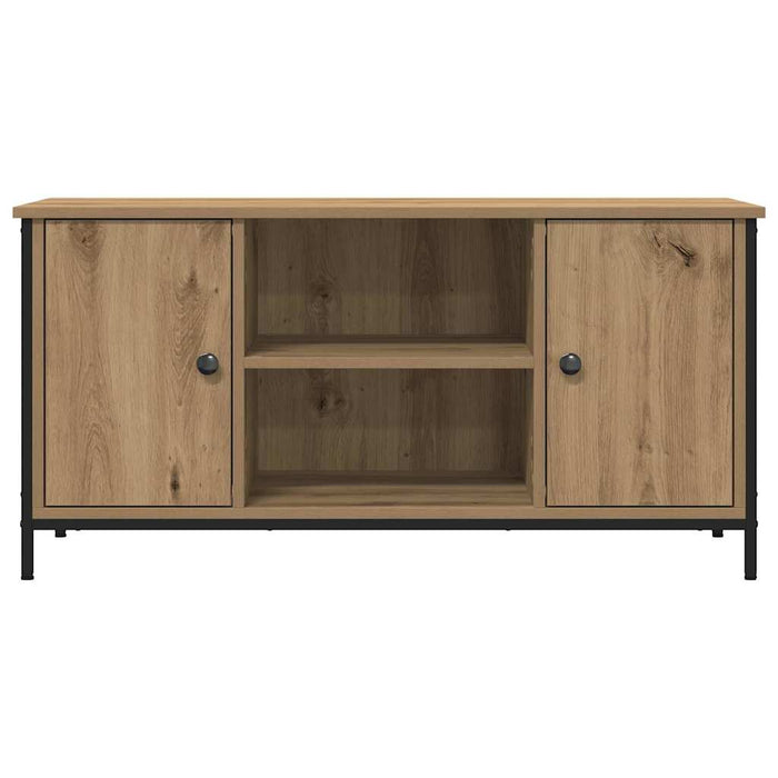 Cabinet TV stejar artizanal 100 x 40 x 50 cm Lemn compozit - WALTI WALTI