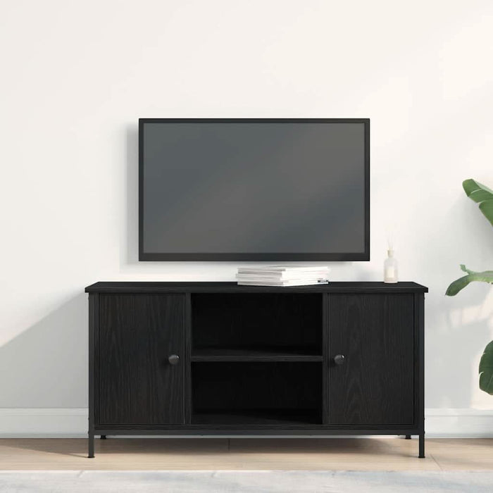 Cabinet TV Stejar negru 100 x 40 x 50 cm Lemn compozit - WALTI WALTI