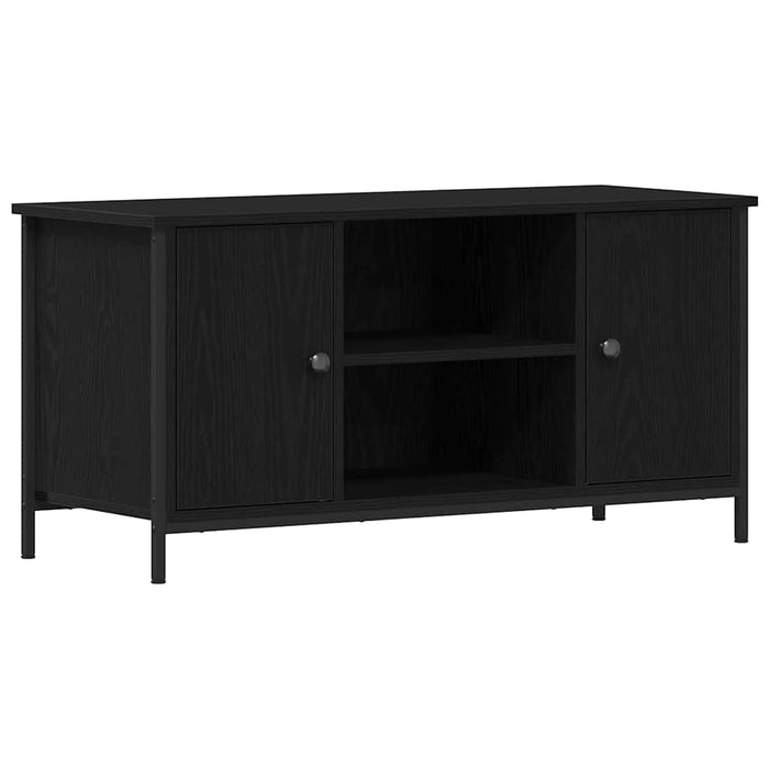 Cabinet TV Stejar negru 100 x 40 x 50 cm Lemn compozit - WALTI WALTI