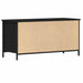 Cabinet TV Stejar negru 100 x 40 x 50 cm Lemn compozit - WALTI WALTI