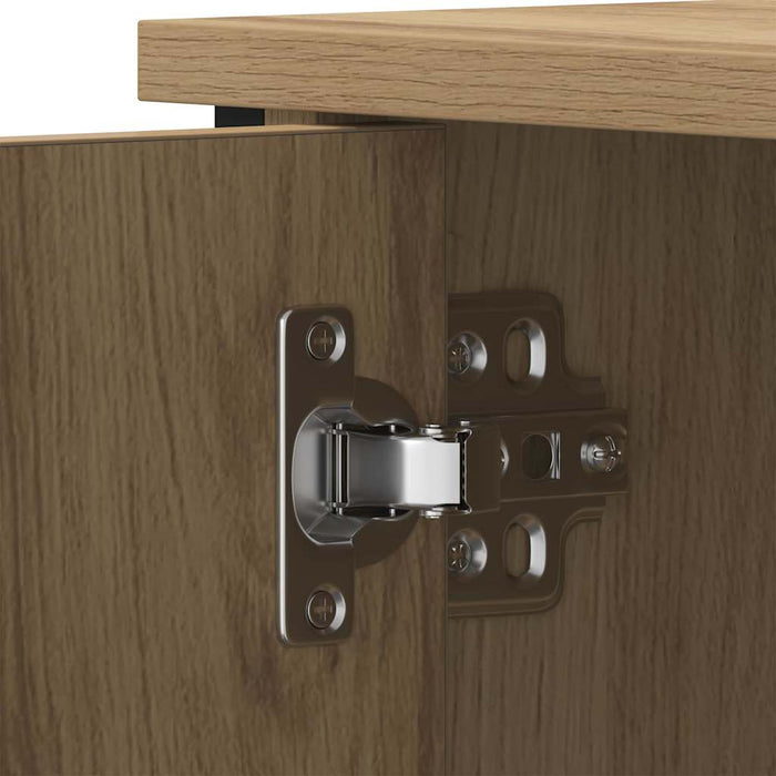 Cabinet TV stejar artizanal 80 x 40 x 50 cm Lemn compozit - WALTI WALTI