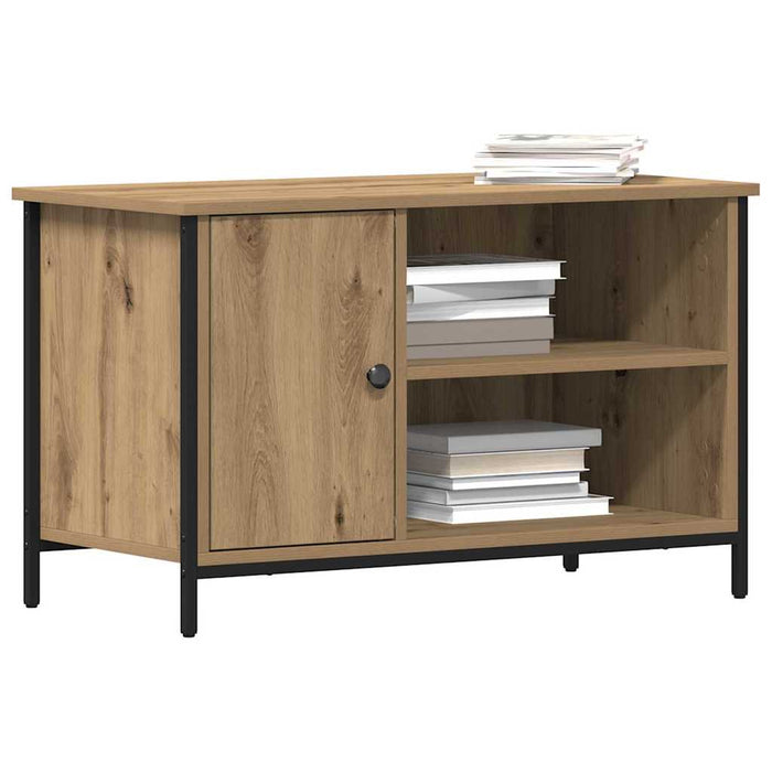 Cabinet TV stejar artizanal 80 x 40 x 50 cm Lemn compozit - WALTI WALTI