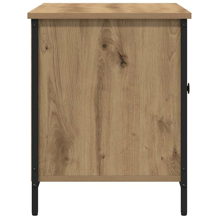 Cabinet TV stejar artizanal 80 x 40 x 50 cm Lemn compozit - WALTI WALTI