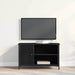 Cabinet TV Stejar negru 80 x 40 x 50 cm Lemn compozit - WALTI WALTI