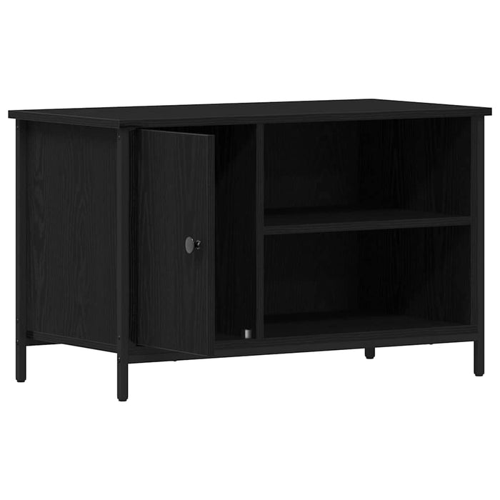Cabinet TV Stejar negru 80 x 40 x 50 cm Lemn compozit - WALTI WALTI