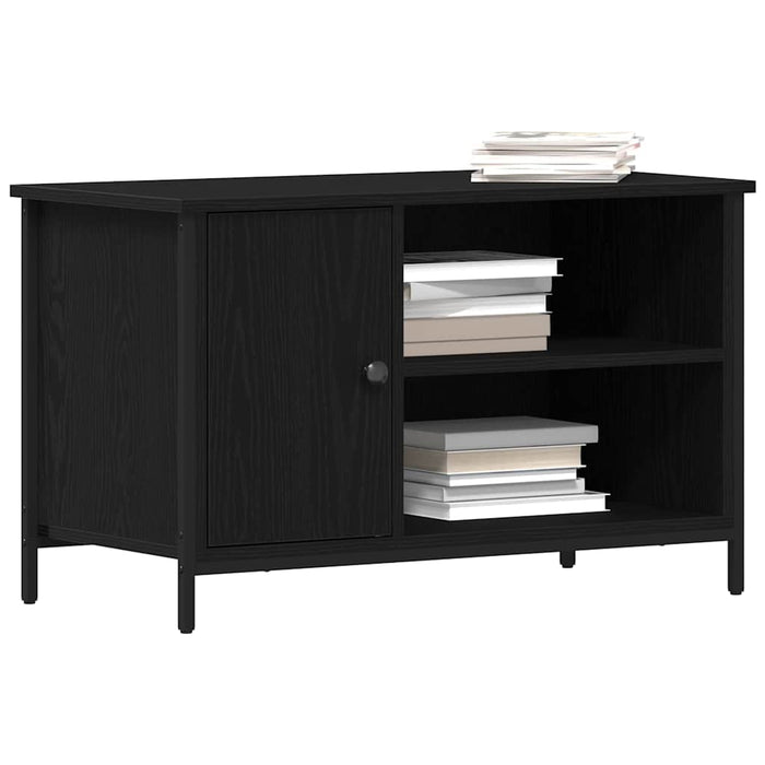 Cabinet TV Stejar negru 80 x 40 x 50 cm Lemn compozit - WALTI WALTI