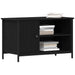 Cabinet TV Stejar negru 80 x 40 x 50 cm Lemn compozit - WALTI WALTI