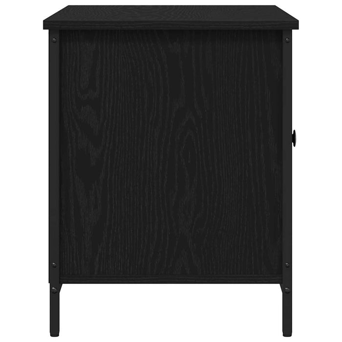 Cabinet TV Stejar negru 80 x 40 x 50 cm Lemn compozit - WALTI WALTI