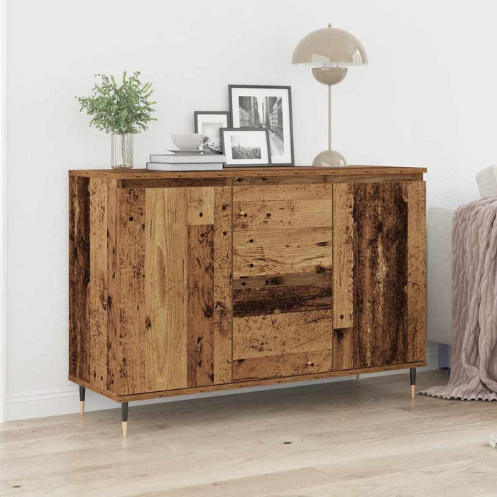 Bufet cu sertar Lemn vechi 101,5 x 35 x 70 cm Lemn compozit - WALTI WALTI