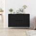 Bufet cu sertar Stejar Negru 101,5 x 35 x 70 cm Lemn compozit - WALTI WALTI