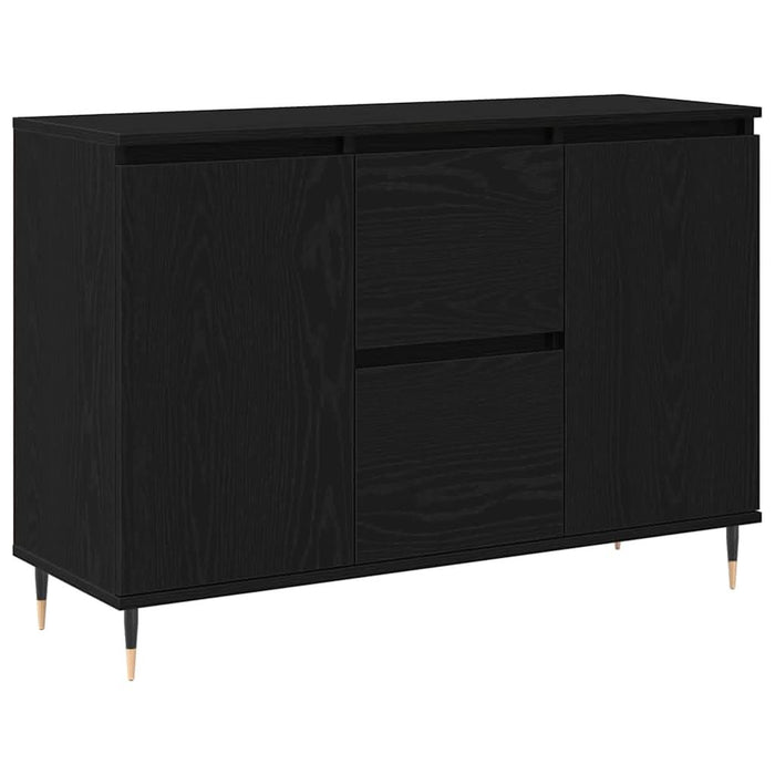 Bufet cu sertar Stejar Negru 101,5 x 35 x 70 cm Lemn compozit - WALTI WALTI