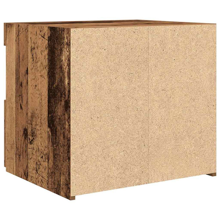 Dulap de noapte Lemn vechi 50 x 40 x 45 cm Lemn compozit - WALTI WALTI