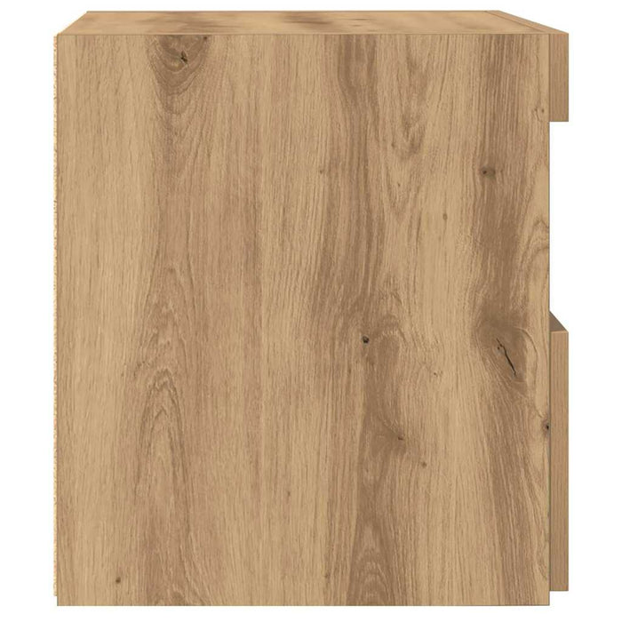 Dulap de noapte Stejar Artizanal 50 x 40 x 45 cm Lemn compozit - WALTI WALTI