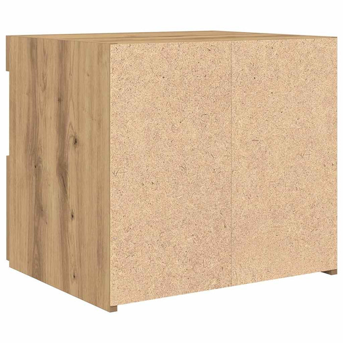 Dulap de noapte 2 pcs Stejar Artizanal 50 x 40 x 45 cm - WALTI WALTI