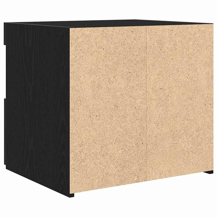 Dulap de noapte cu sertar 2 pcs Stejar Negru 50 x 40 x 45 cm - WALTI WALTI
